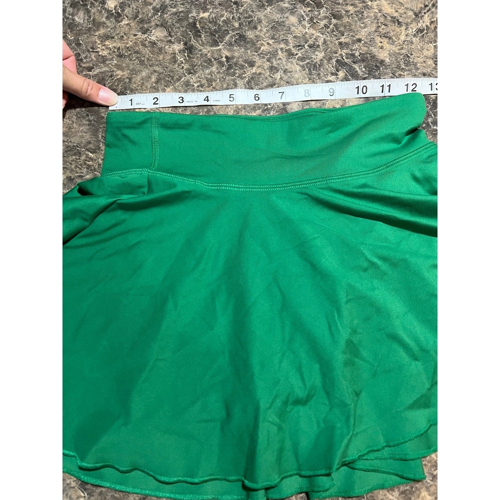 Under Armour Green Athletic Skort XS Tennis Golf Skirt Built-in Shorts HeatGear - Picture 6 of 6